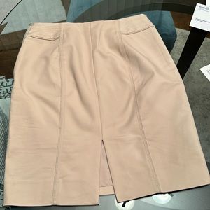 Like New White House Black Market Pencil Skirt Tan
